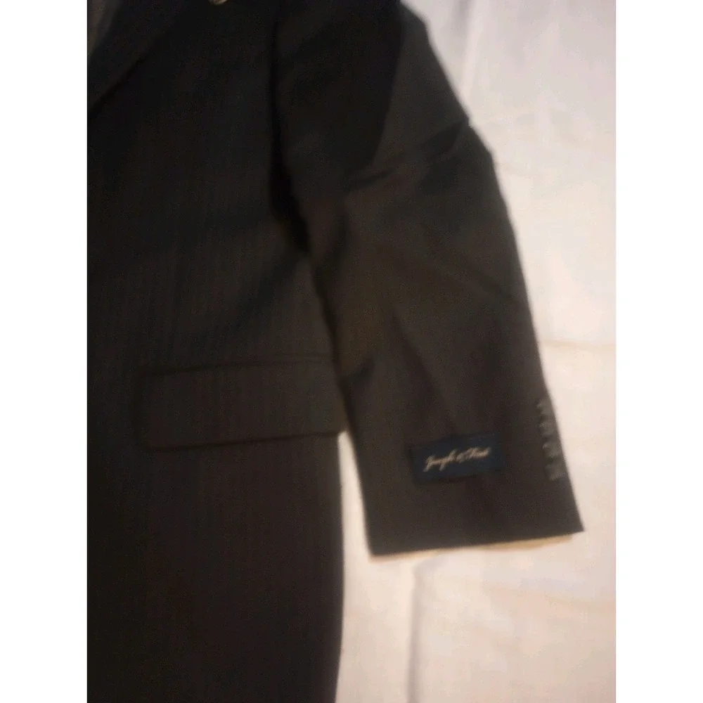 Joseph And Feiss Sport Coat Silver‎ Lining Pinstripe 37 Reg 2 Button Wool